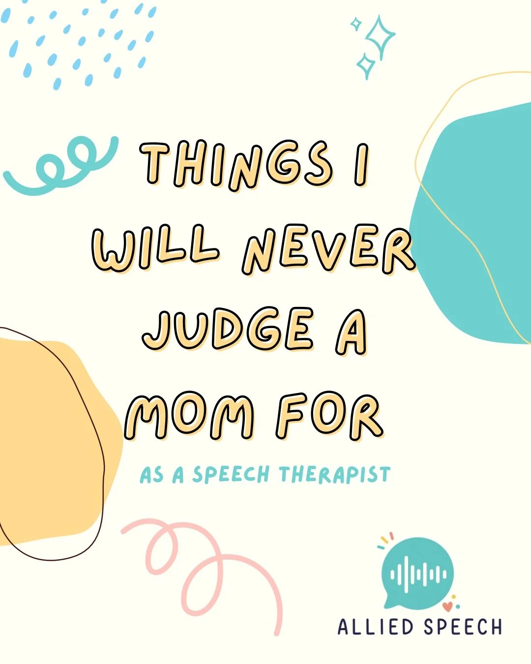 As speech therapists, we get a front row seat to the moms carrying the weight of managing appointments, schedules, therapies, and endless mental lists. 

But more importantly, we get to witness the million little ways you love your child and continue