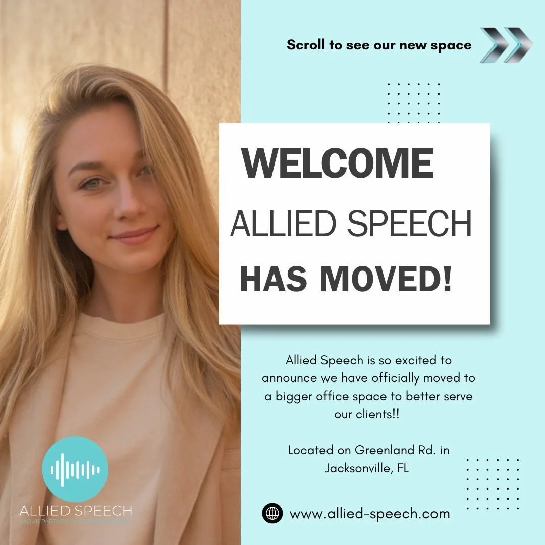 Allied Speech has officially moved! 🩵✨