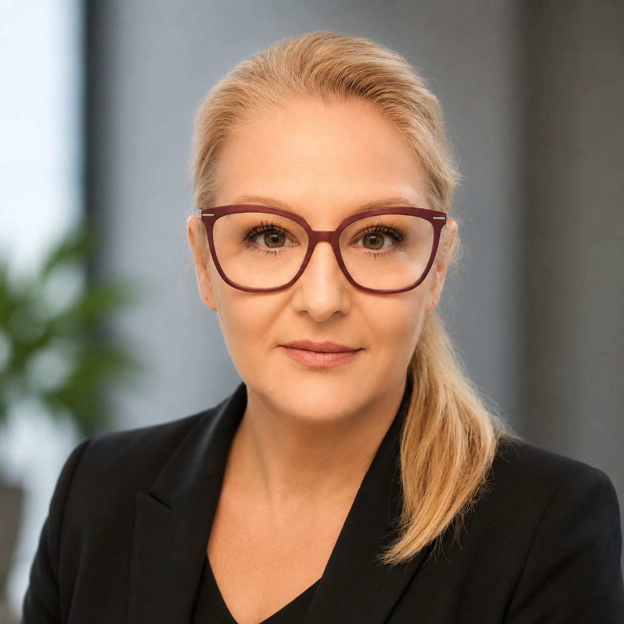 Optology founder photographed in a professional setting, reflecting clarity and confidence.