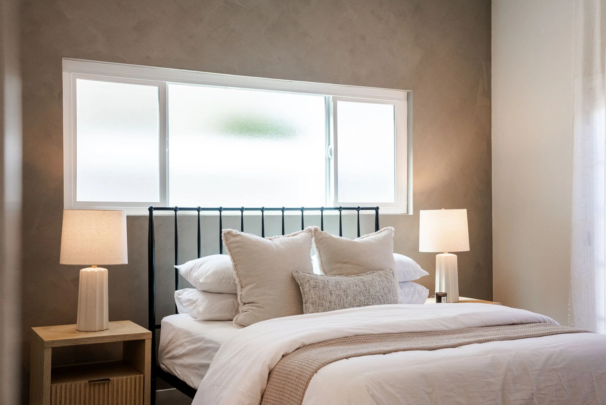 Warm Contemporary Bedroom