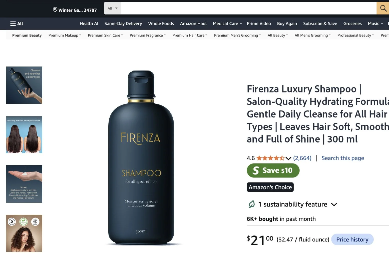Firenza, Amazon Case Study