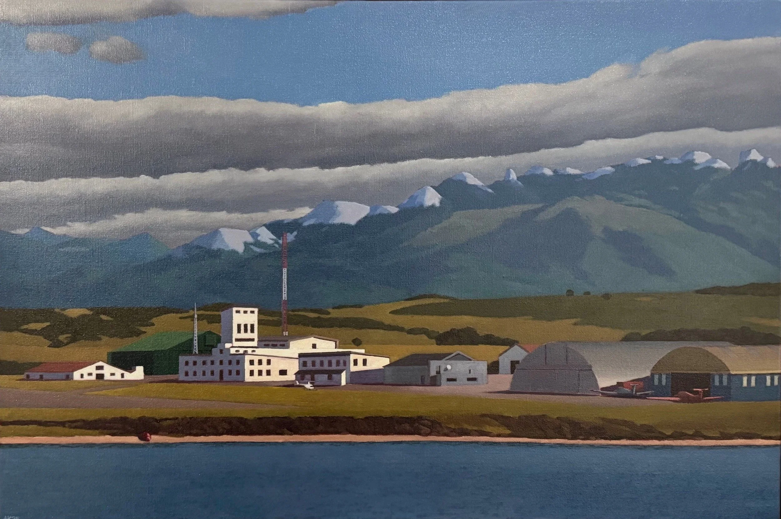 Ushuaia Airport 2025, 61 x 91cm