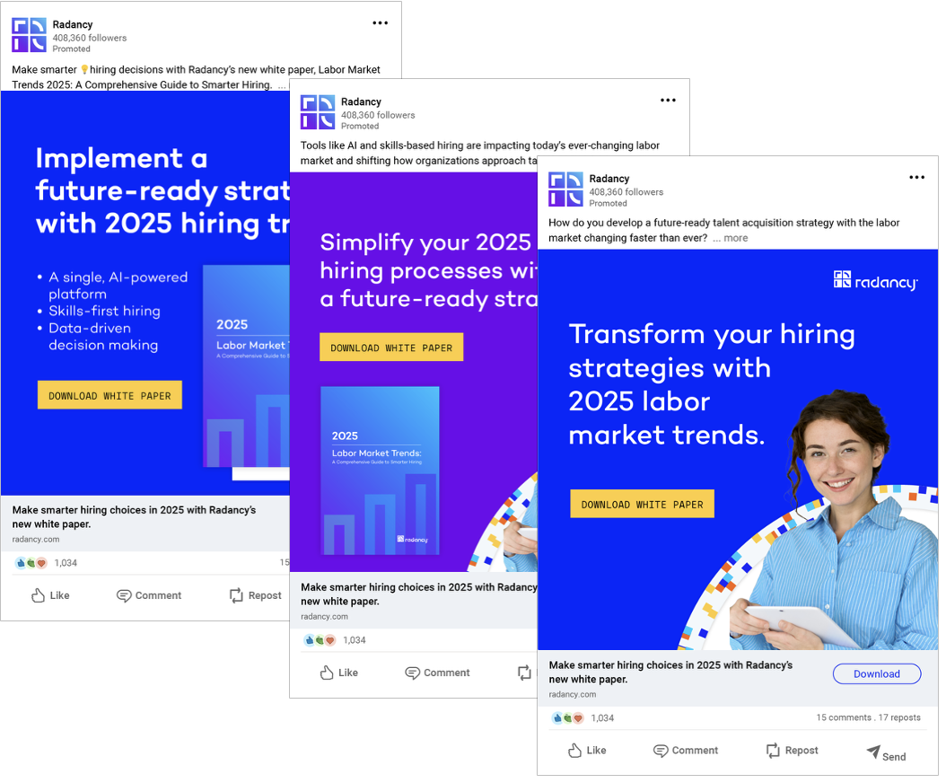 Paid LinkedIn Ads to Promote White Paper
