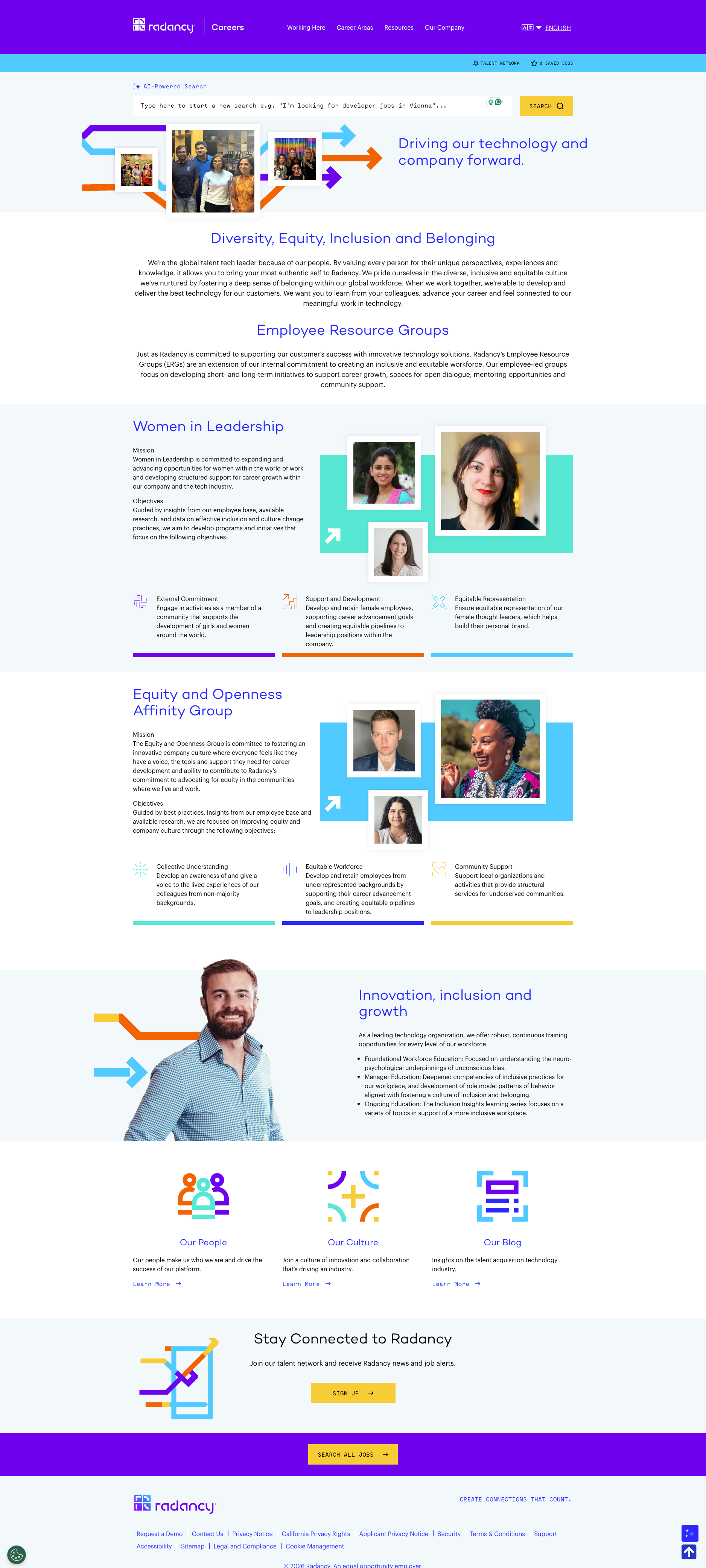 Career Site - Diversity page
