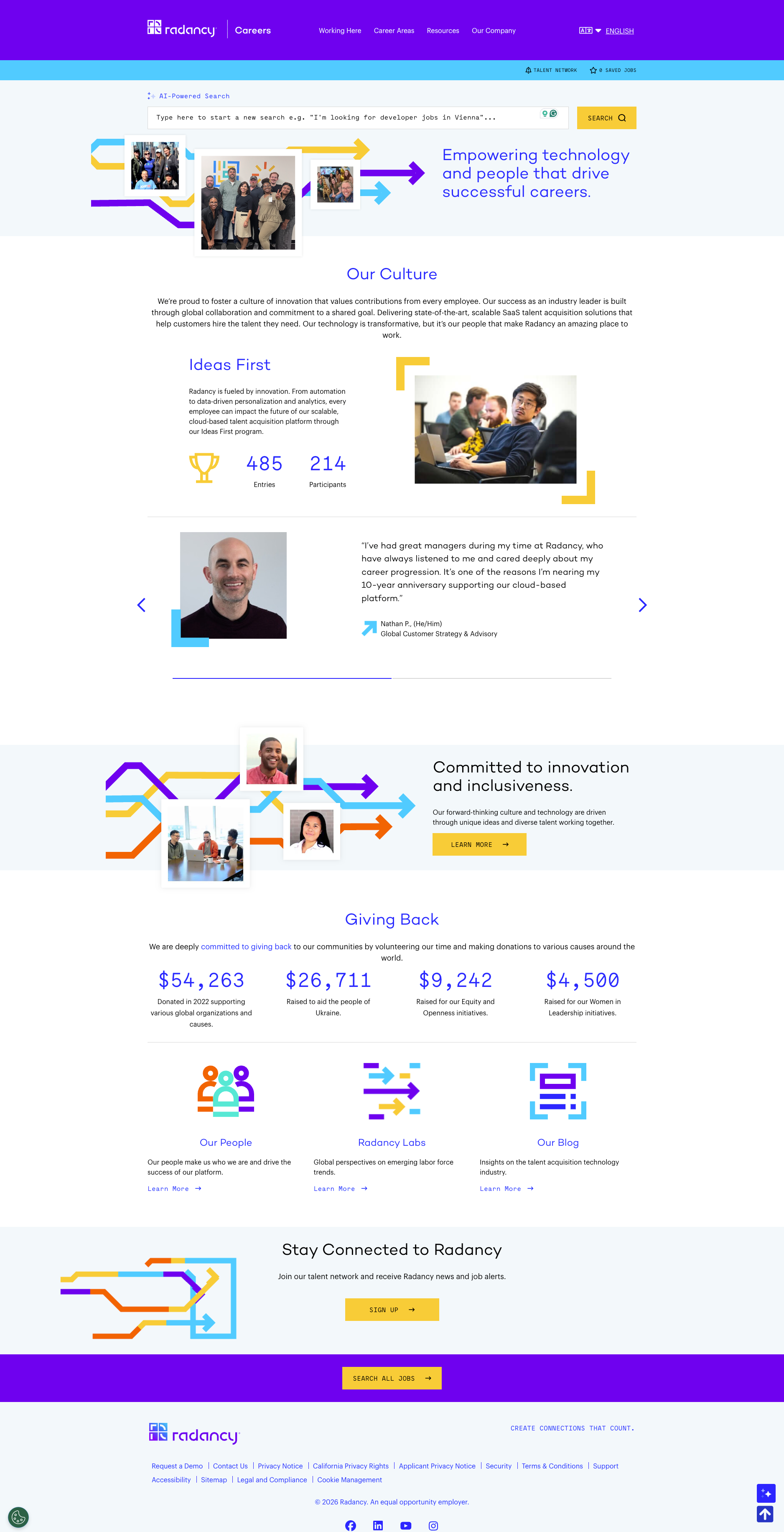 Career Site - Culture Page