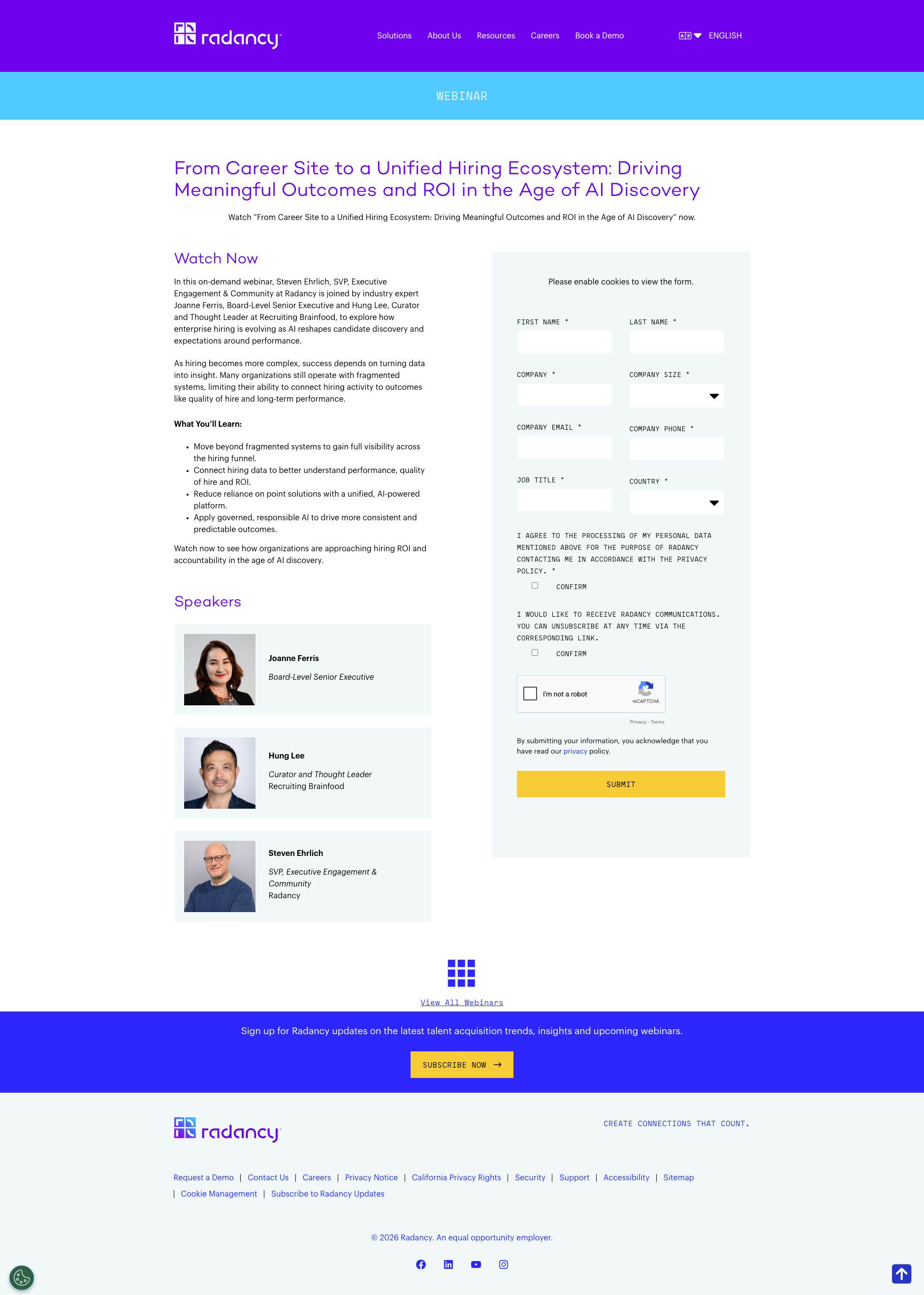 On-Demand Webinar Page