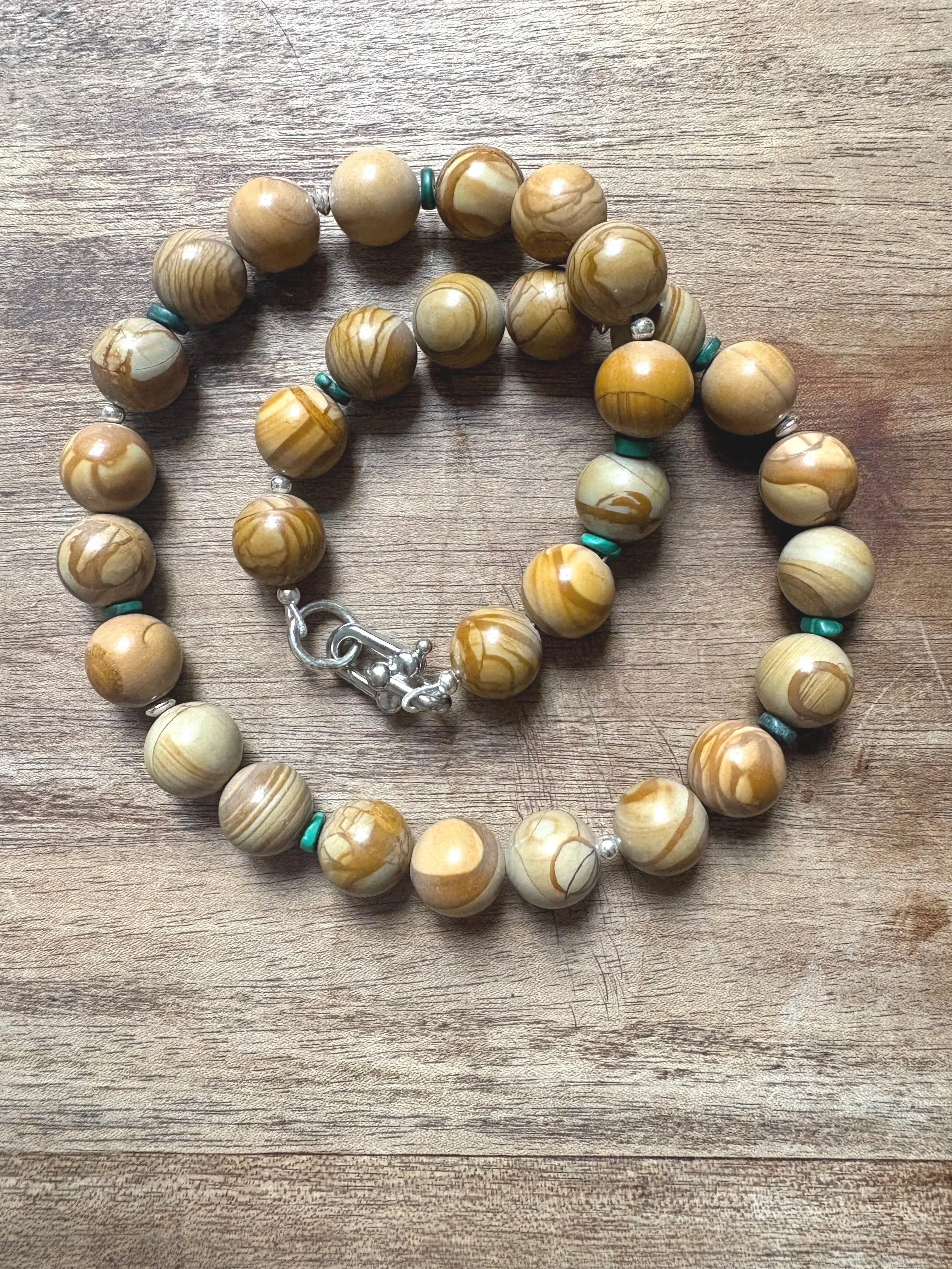 Norvegian Wood + Malachite