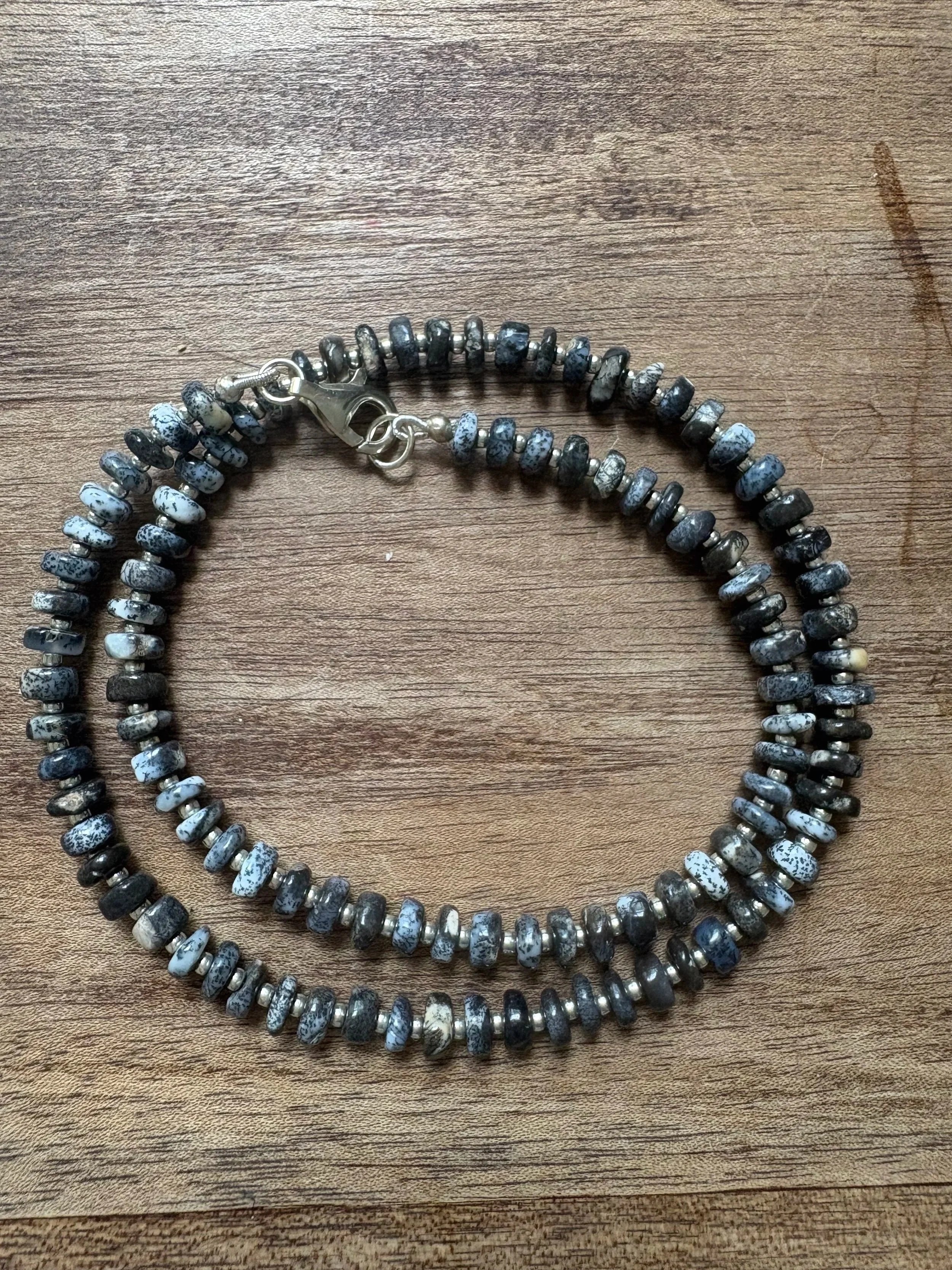 Dark Grey Dendritic Agate
