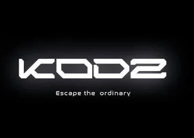Logo du jeu vidéo KOD2 avec le slogan 'Escape the ordinary' en dessous.