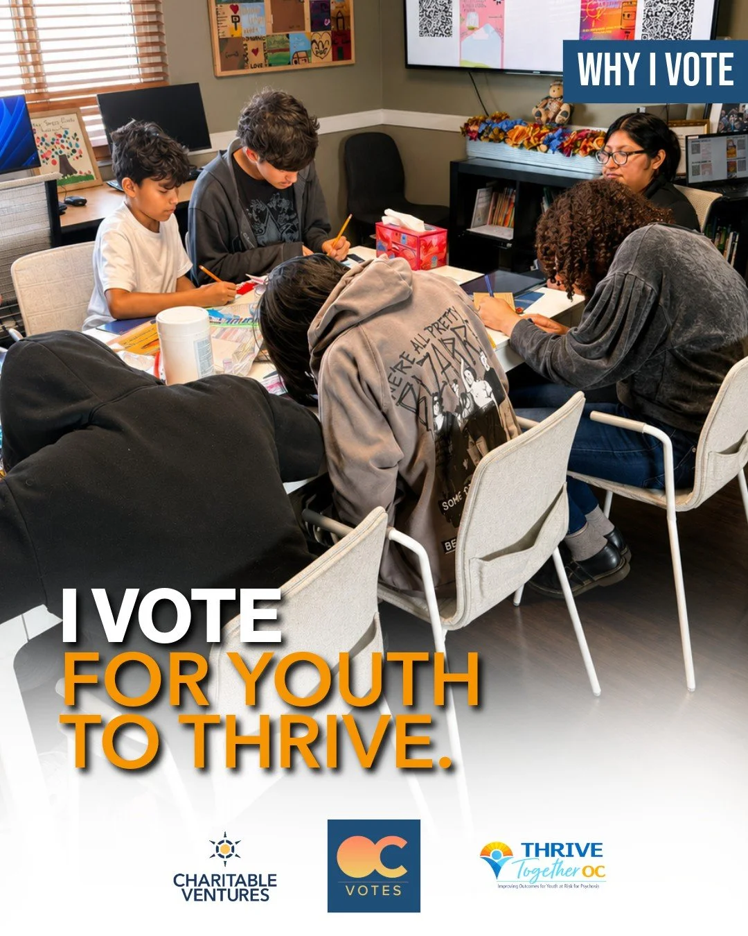 Every kid deserves a safe table to sit at and an adult who's paying attention. That kind of support doesn't happen by accident. It takes people and programs that show up for young people, and that support is shaped by who we elect and what we fund. W