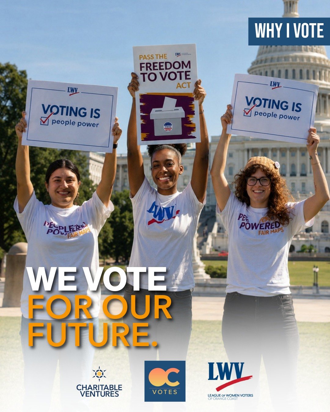 Democracy isn't inherited. It's held up by people who show up, ask questions, and keep the door open for whoever comes next. That's what the League of Women Voters of Orange Coast does, election after election. We vote for our future.

@voteoc @lwvor