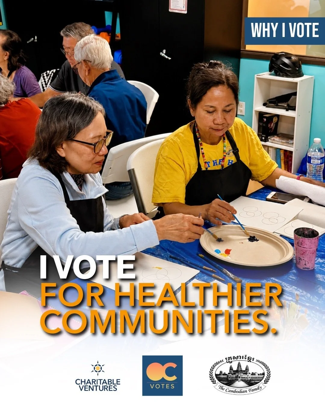 Healthier communities don't happen by accident. They're built in classrooms, shared tables, in the quiet work of neighbors showing up for each other week after week. We vote for healthier communities.

@voteoc @thecambodianfamily #OCVotes #VoteOC #Vo