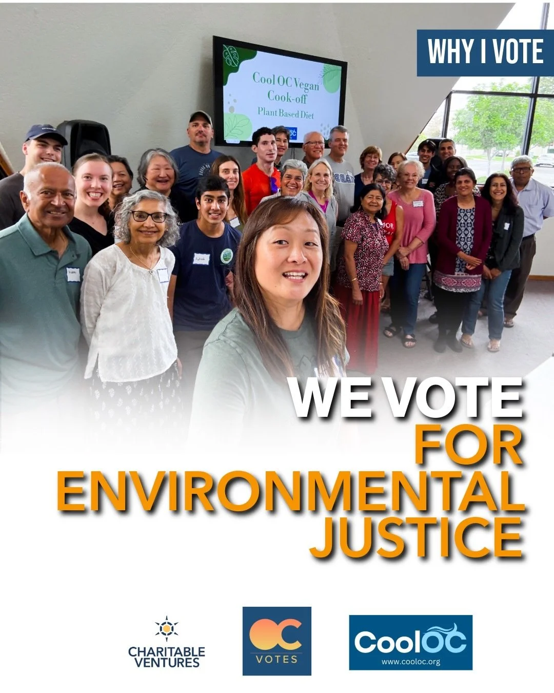 Clean air and clean water shouldn't depend on your zip code. Environmental justice means every neighborhood gets the same shot at a livable and sustainable future. We vote for environmental justice.

@voteoc @coolgreencities #OCVotes  #CoolOC #Enviro