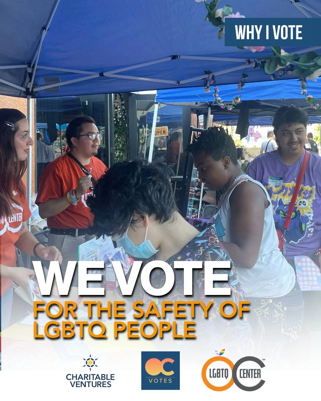 Everyone deserves to feel safe at school, at work, and on their own street. The LGBTQ Center OC advocates for Orange County's LGBTQ communities and provides services that ensure their well-being. Safety starts with leaders willing to stand up for eve