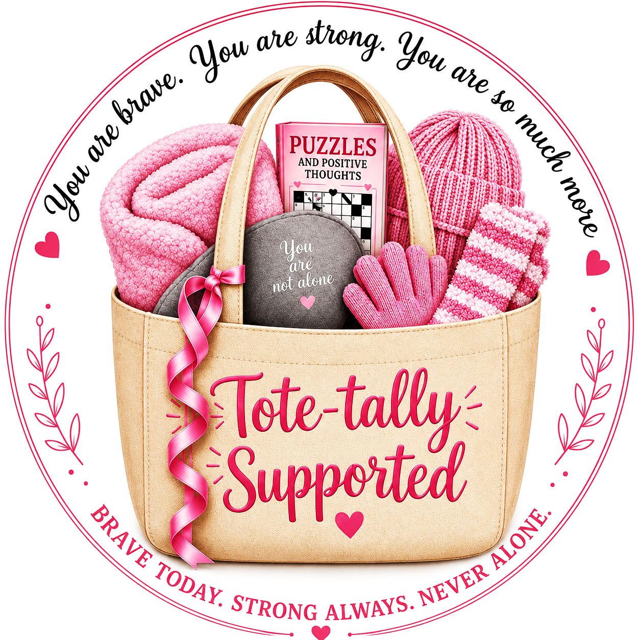 Tote-tally Supported, inc.        "Empowering Breast Cancer patients one TOTE at a time."                   