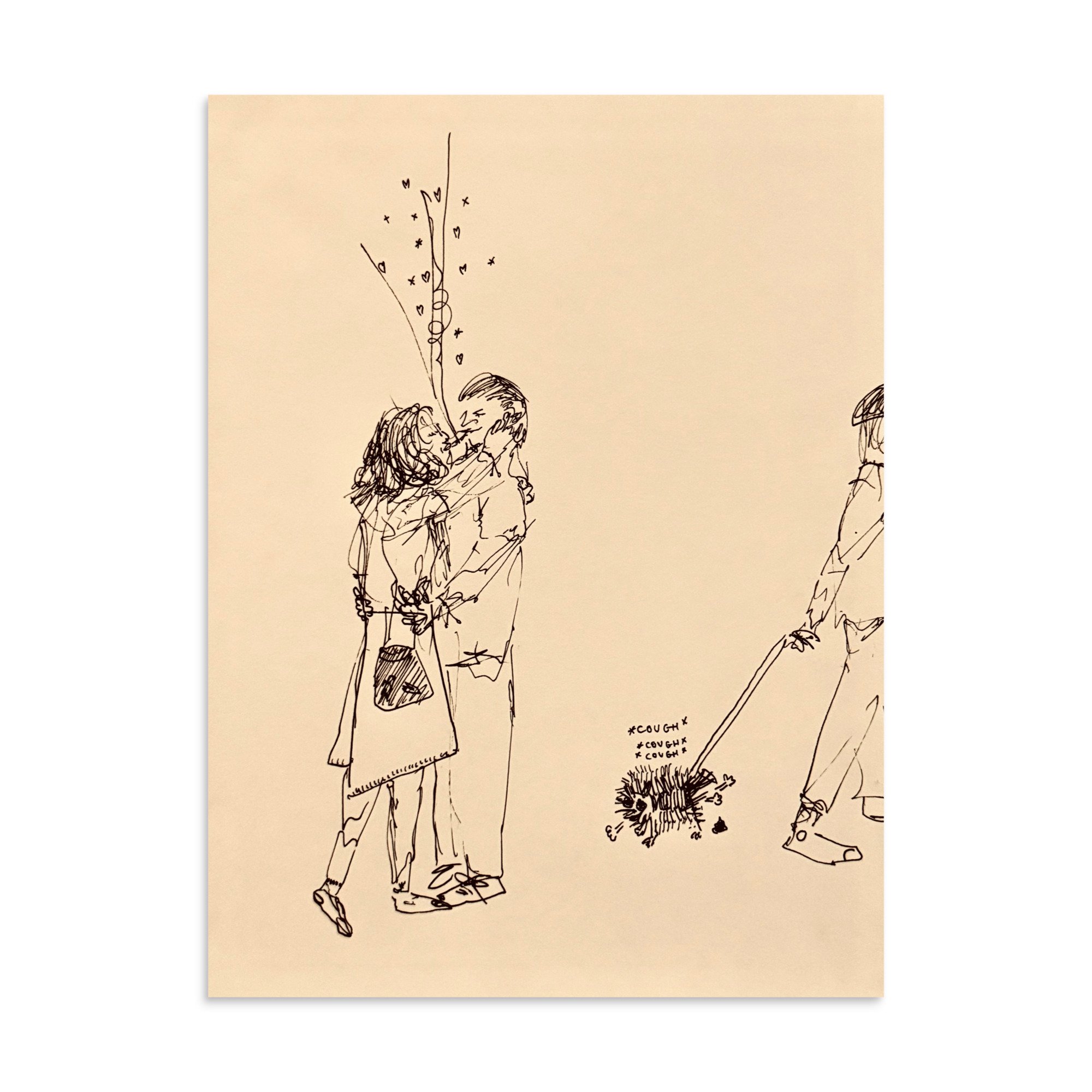 Cigarette kiss after a long day