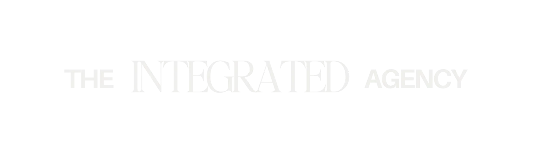 The "Integrated Agency" logo with black background and white text.