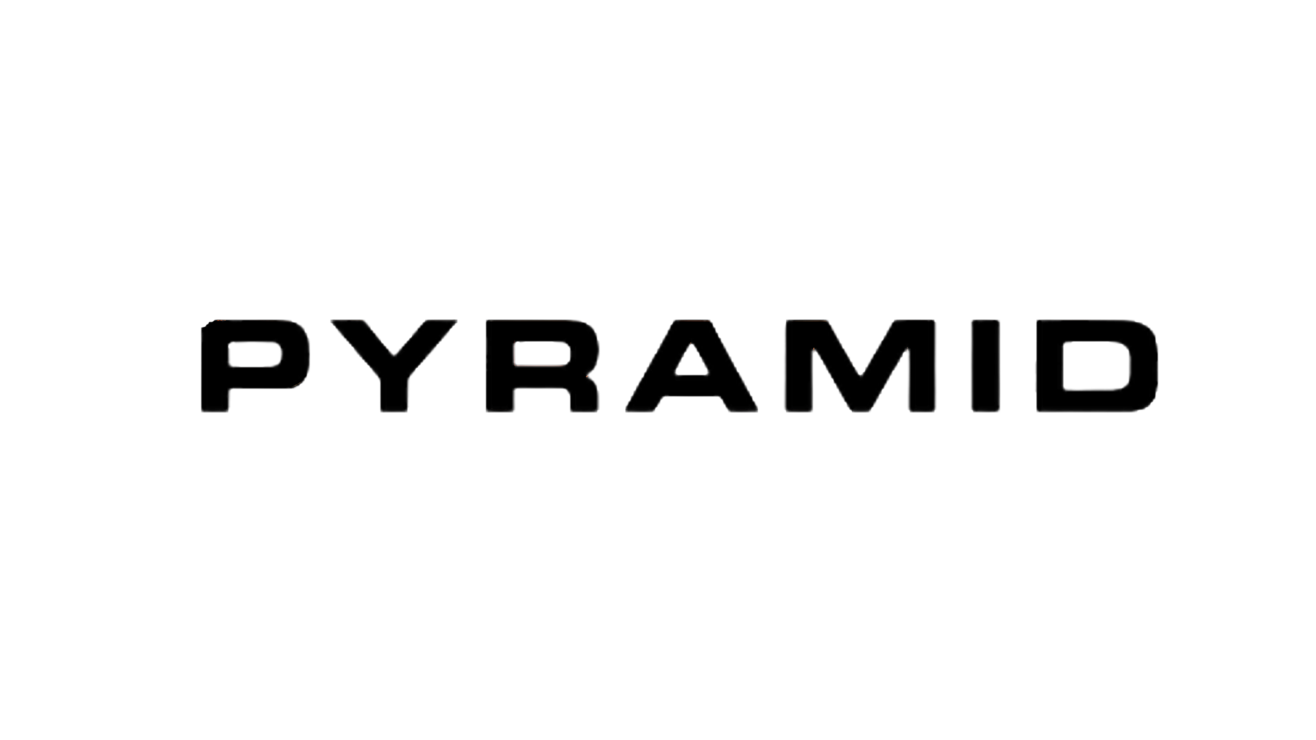 Pyramid logo in black