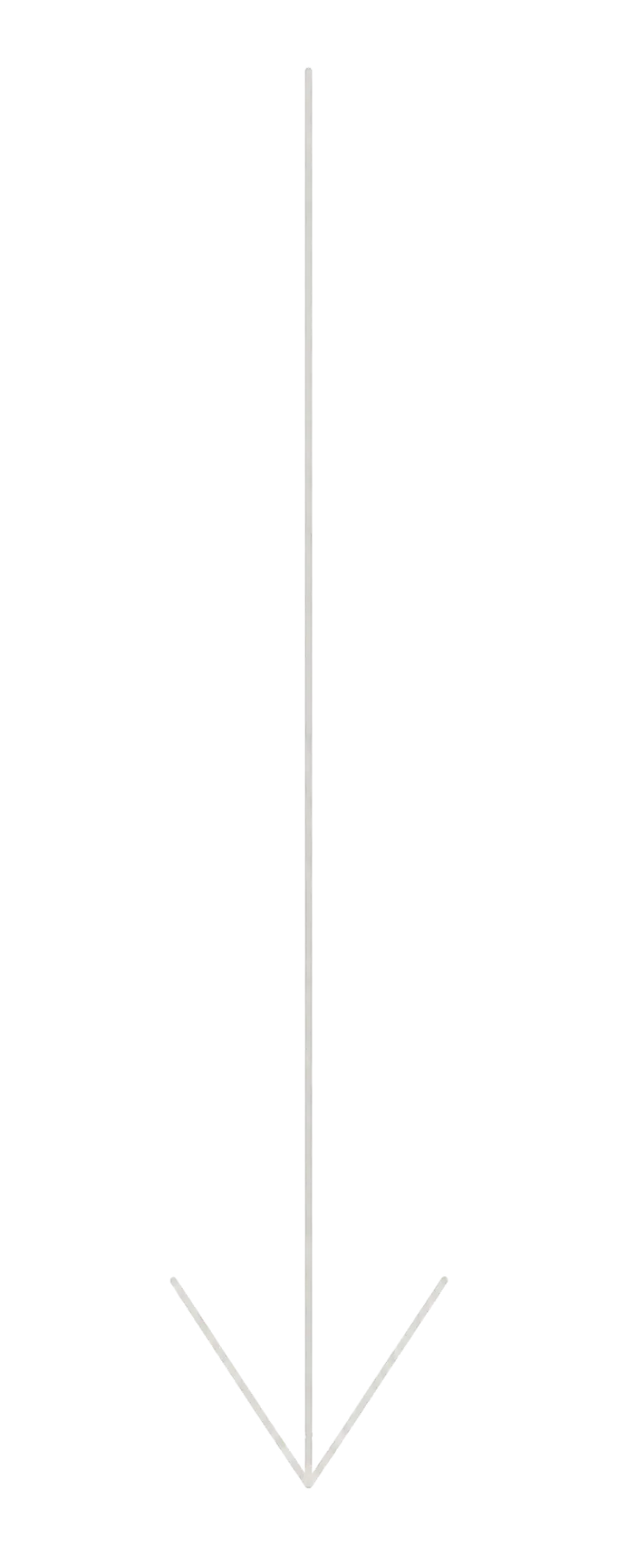 A long, vertical arrow.
