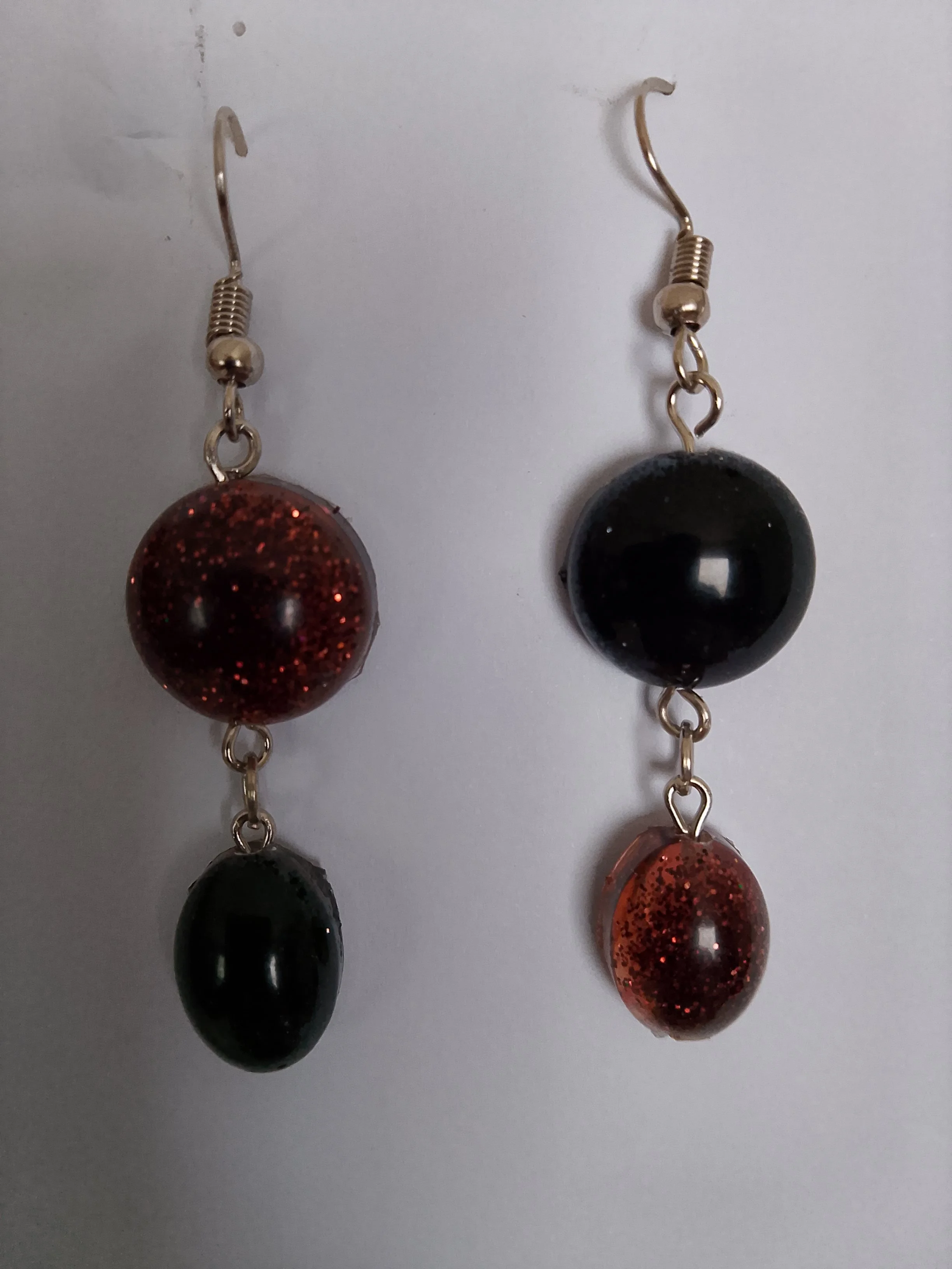 Midnight Ember Dangle Earrings