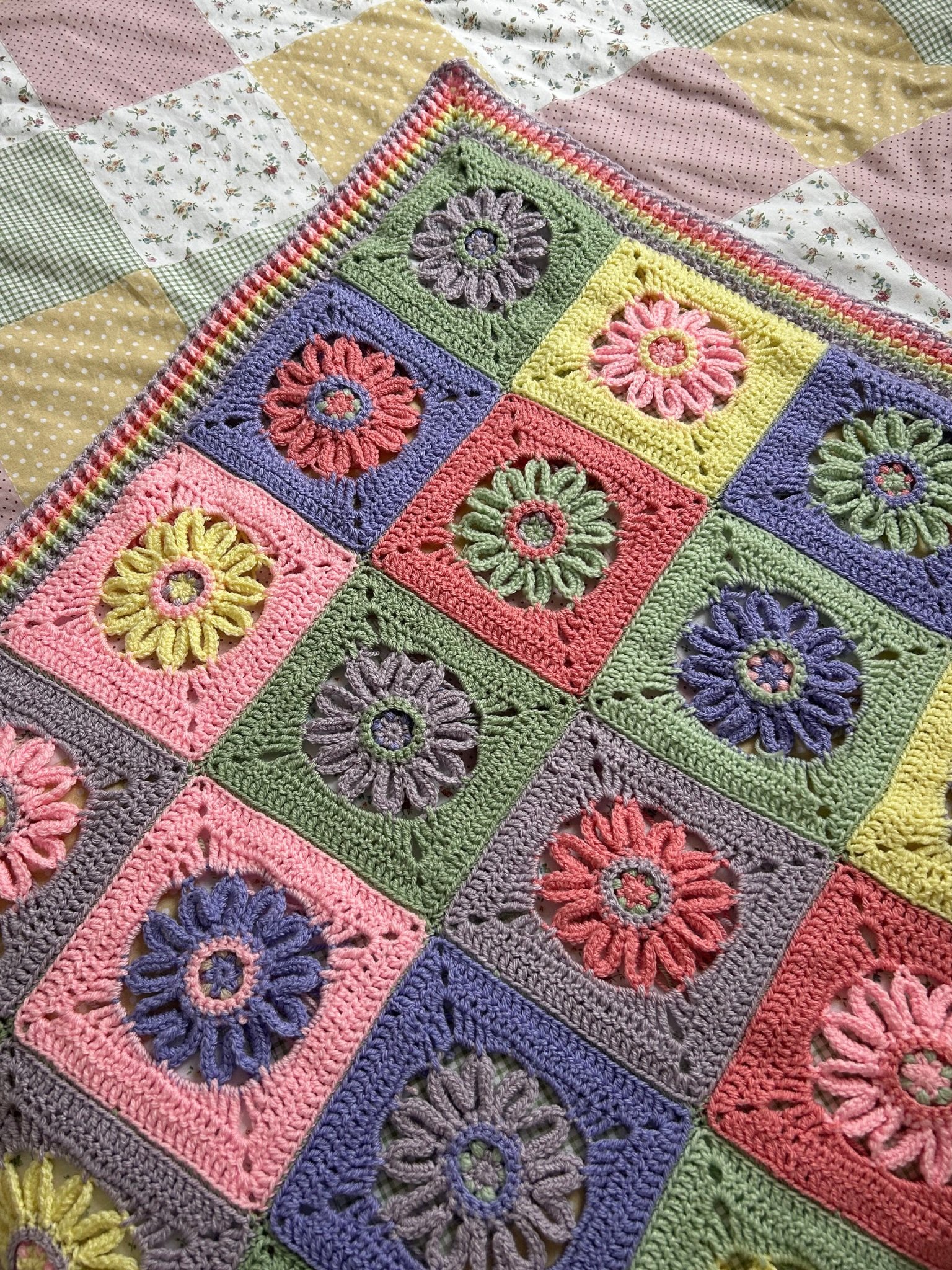 The Flora Blanket Crochet Pattern