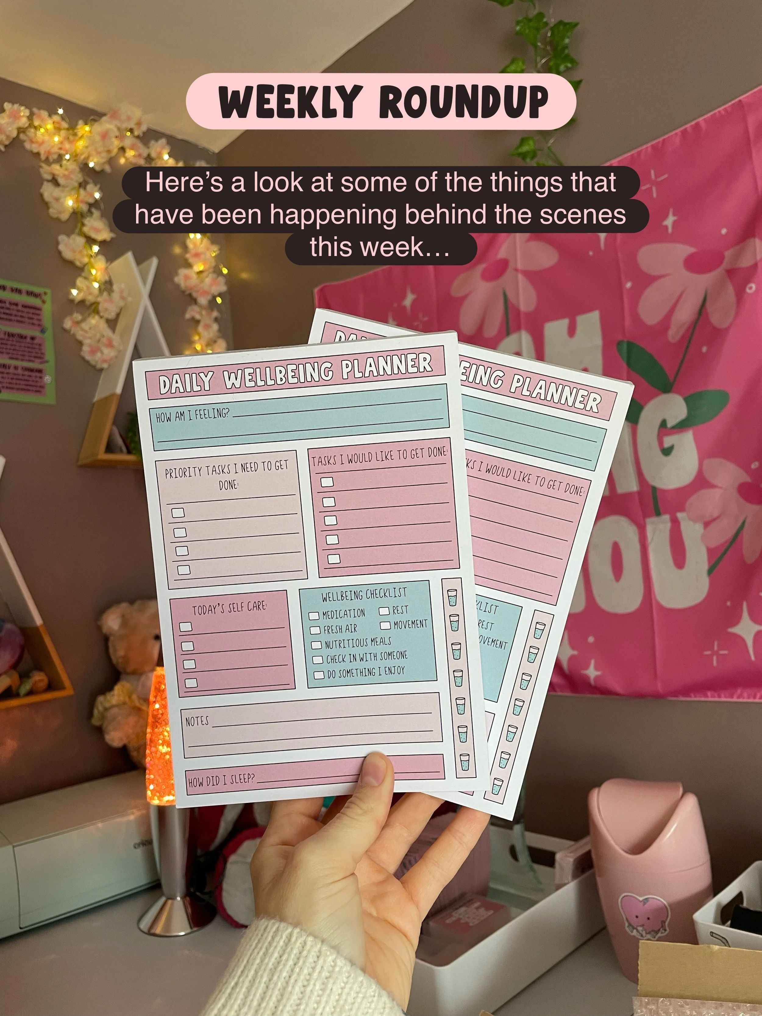 WEEKLY ROUNDUP 👀🩷

Here&rsquo;s a look at what I&rsquo;ve been up to this week&hellip; 

1. I had a really exciting delivery! These aren&rsquo;t available just yet but I&rsquo;ll let you all know as soon as they are 👀
2. I&rsquo;ve been doing lots