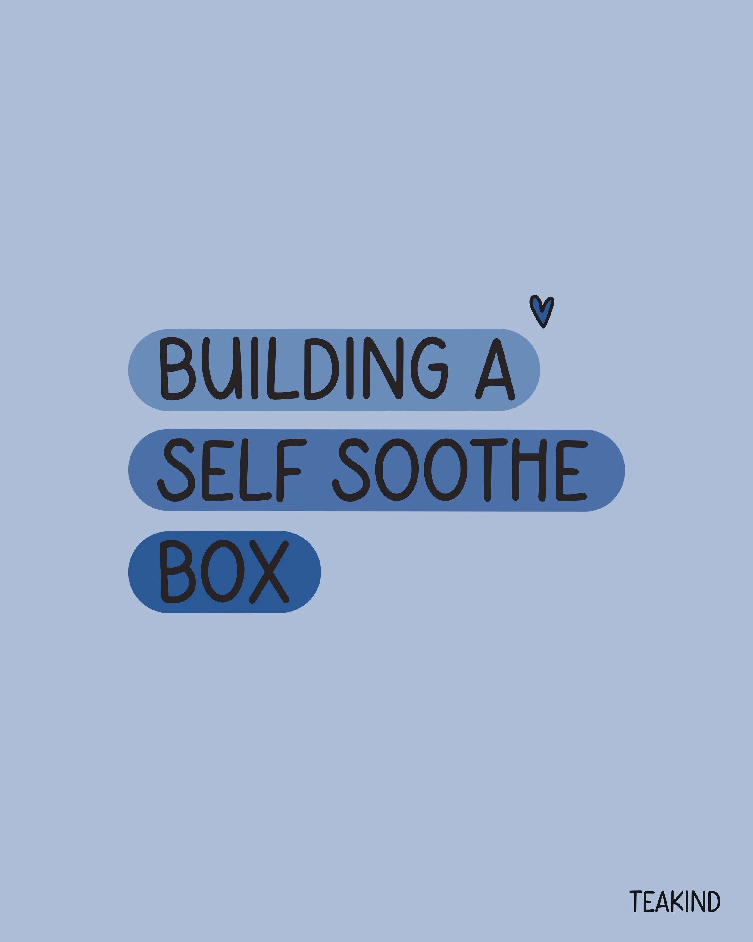BUILDING A SELF SOOTHE BOX 📦🩷

What would you include in your box? Swipe to the end for some ideas 🧸🎨

As always you can shop our self soothe bags and other products on my website (TeaKind.co.uk) and my Etsy shop (TeaKind) 📦

#mentalhealthresour