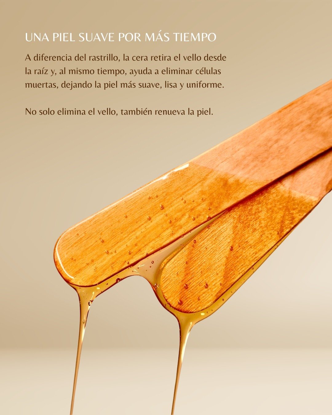 Suavidad que se siente. Piel que se cuida ✨

Descubre los beneficios de la depilaci&oacute;n con cera y haz de este momento parte de tu ritual de bienestar.

Por tiempo limitado, acomp&aacute;&ntilde;ala con un masaje de pies de cortes&iacute;a en tu
