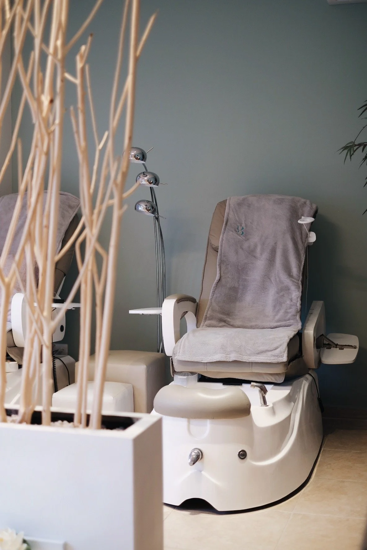 Área de manicure y pedicure