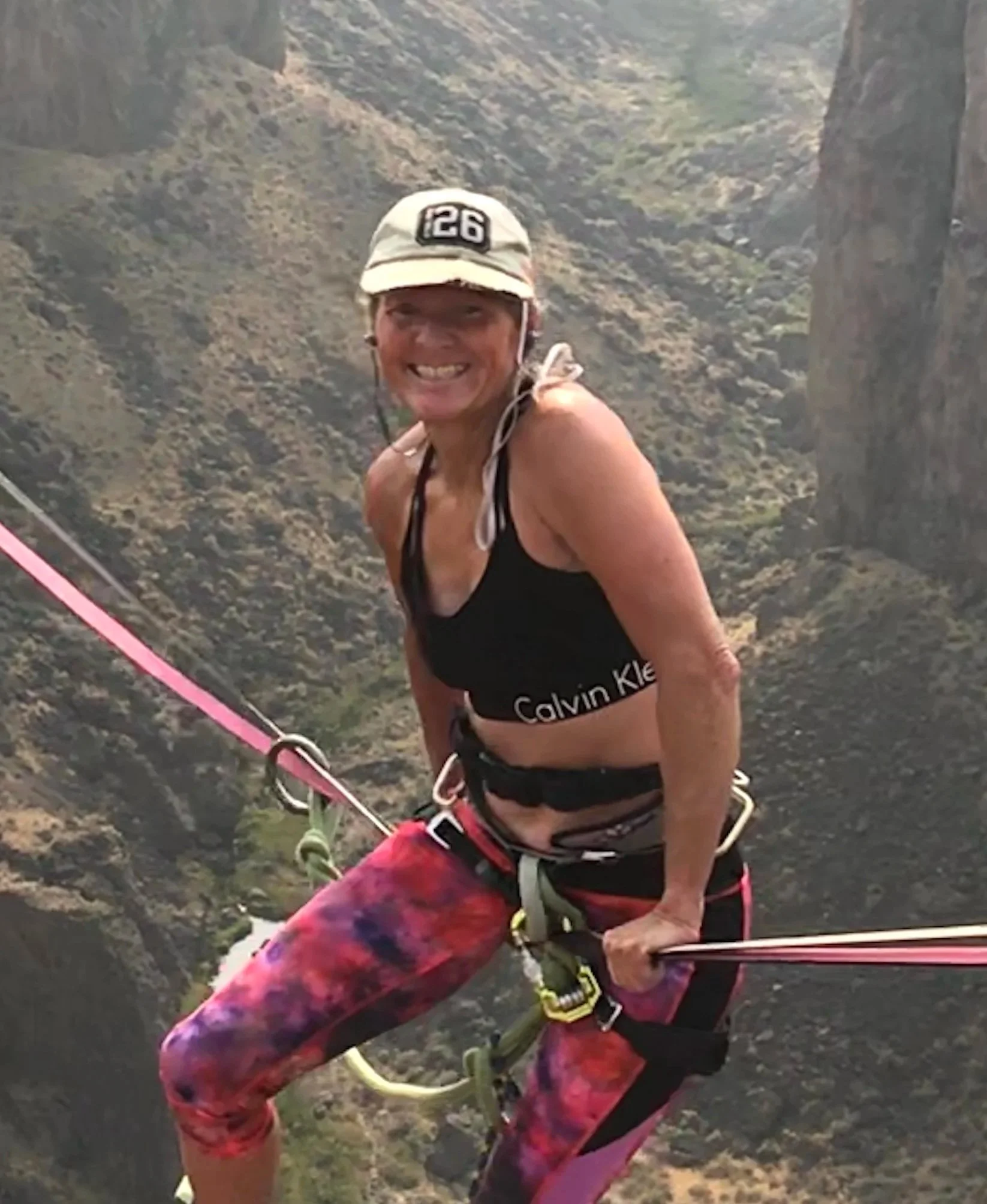 Rae Raptor highlining in northern Nevada