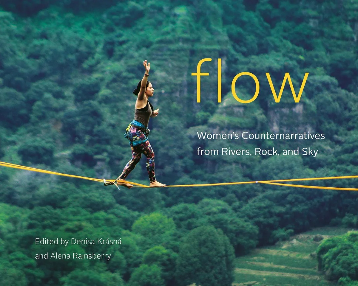 Flow book cover image of Brenda Gómez Ortiz on yellow highline