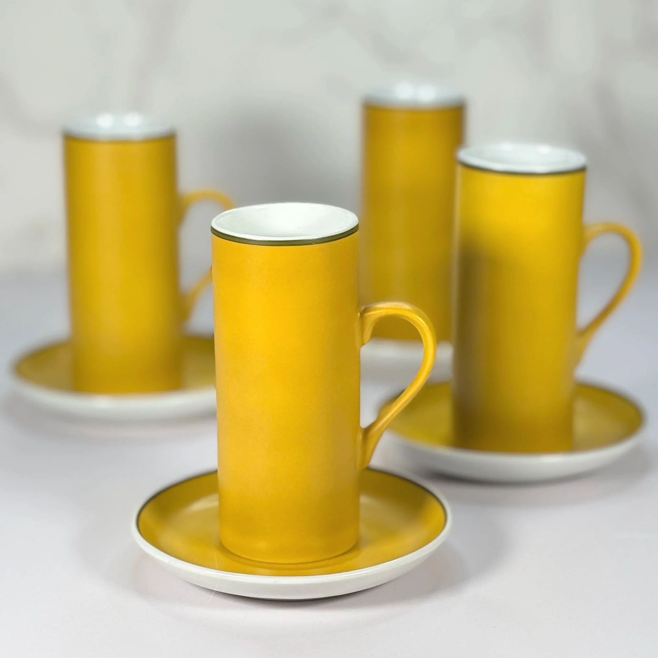 La Gardo Tackett Schmid Porcelain Japan  Demitasse Set of 4