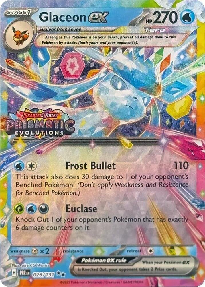 Glaceon ex Stamped Sealed