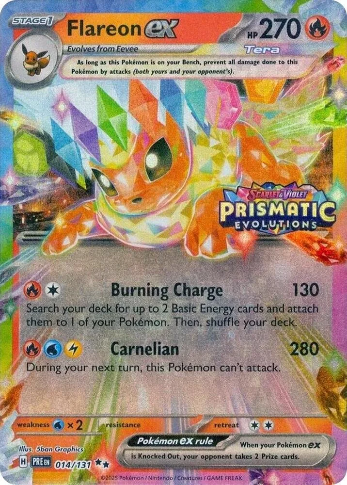 Flareon Ex Stamped Sealed