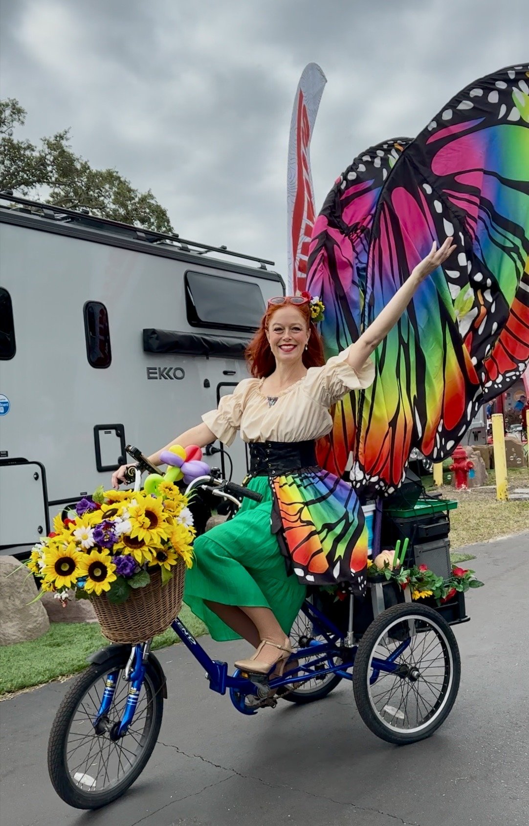 Butterfly Bubble Buggy