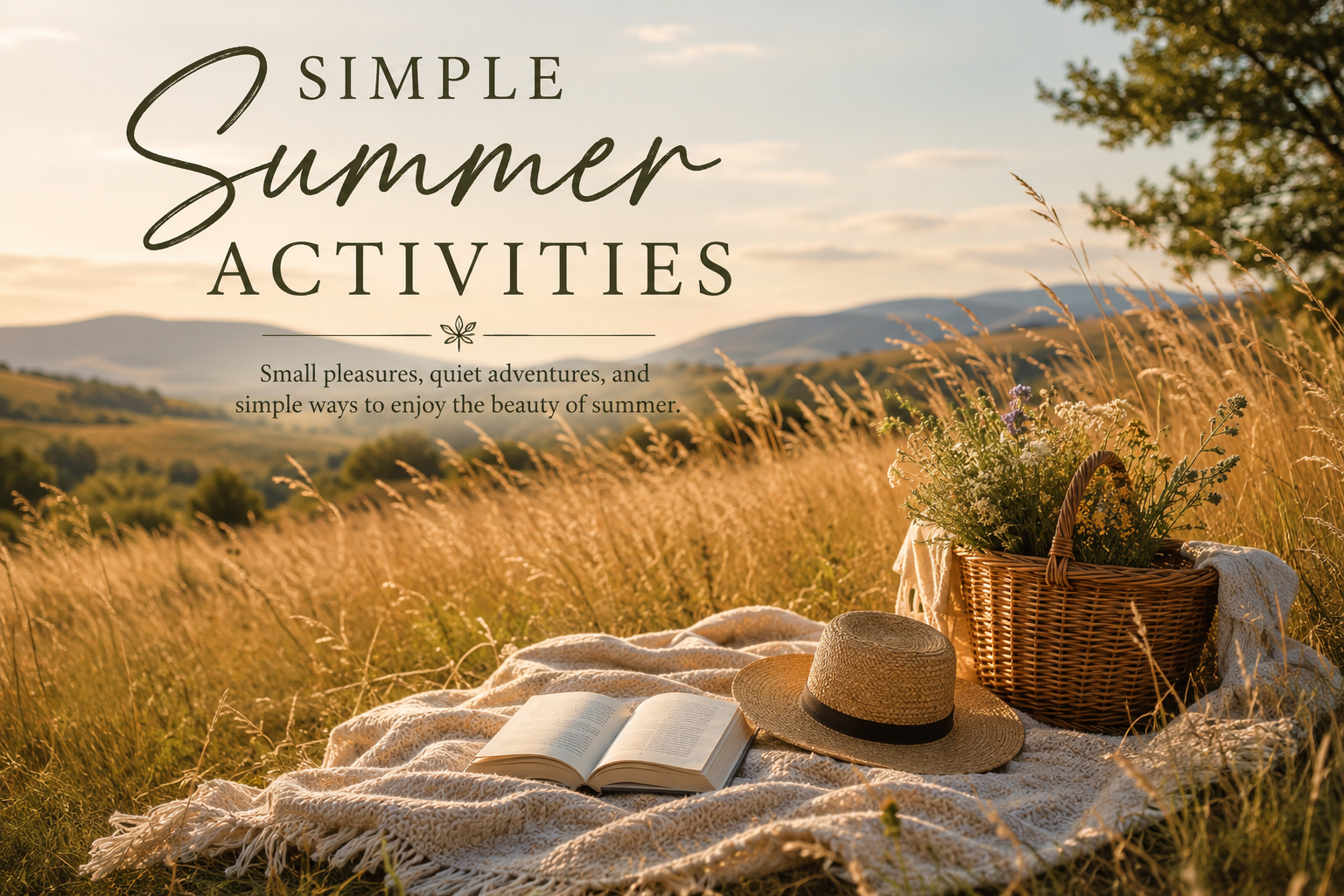 Simple Summer Activities for a Slower, More Meaningful Season