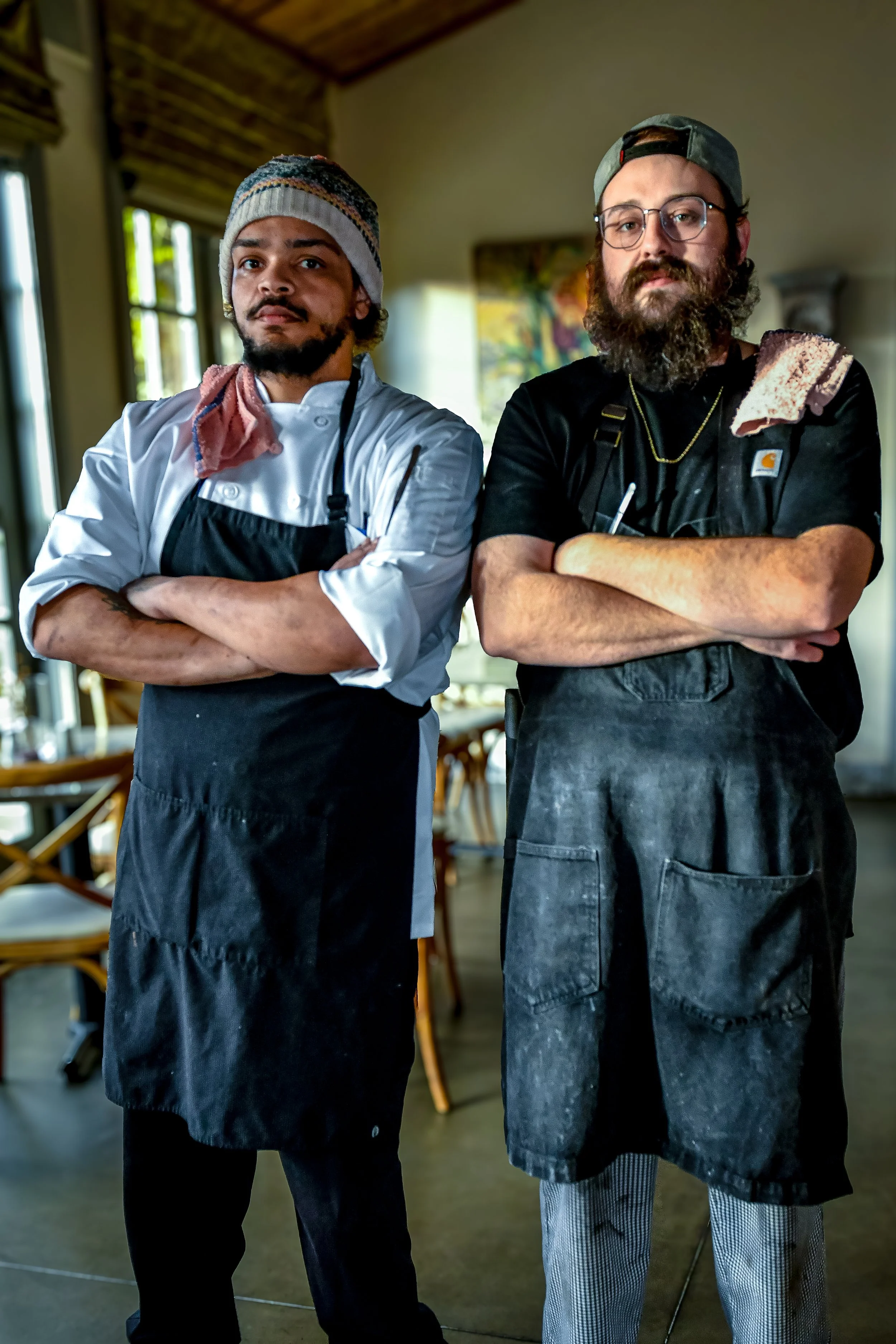 Chef Noah Applegate and Chef Zach Denboer