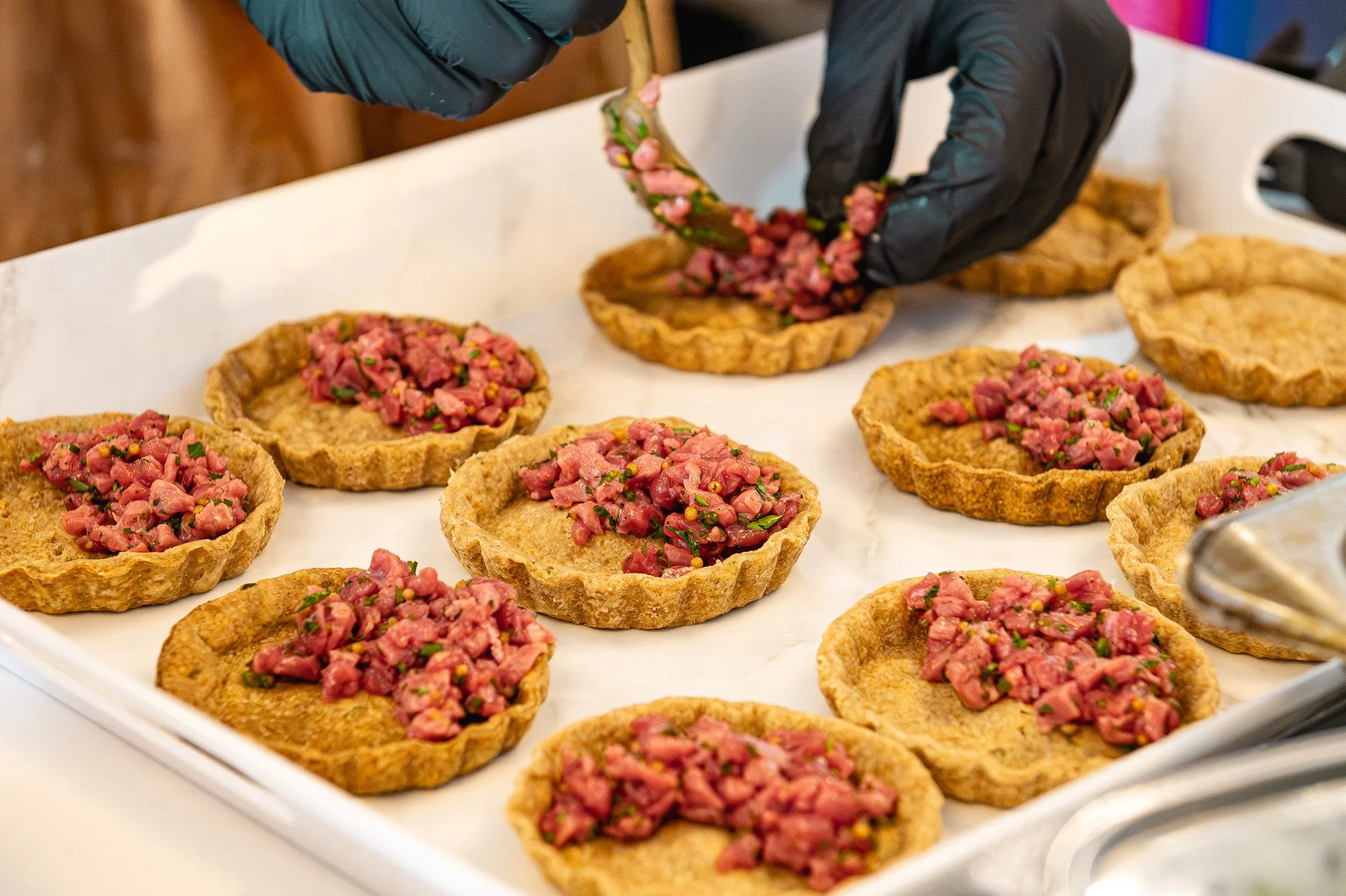 Manzo fassone beef tartarlets