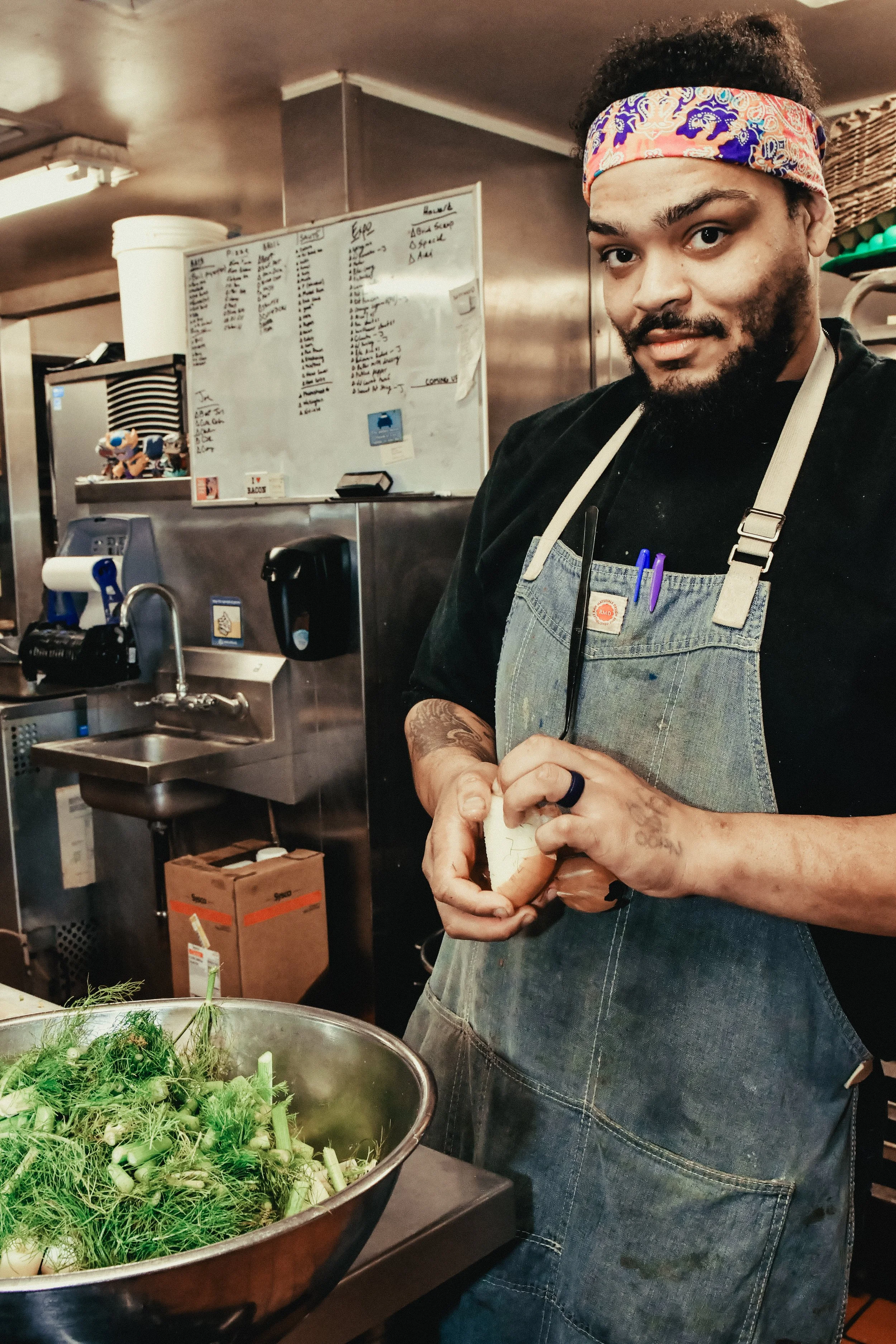 Chef Noah - kitchen prep