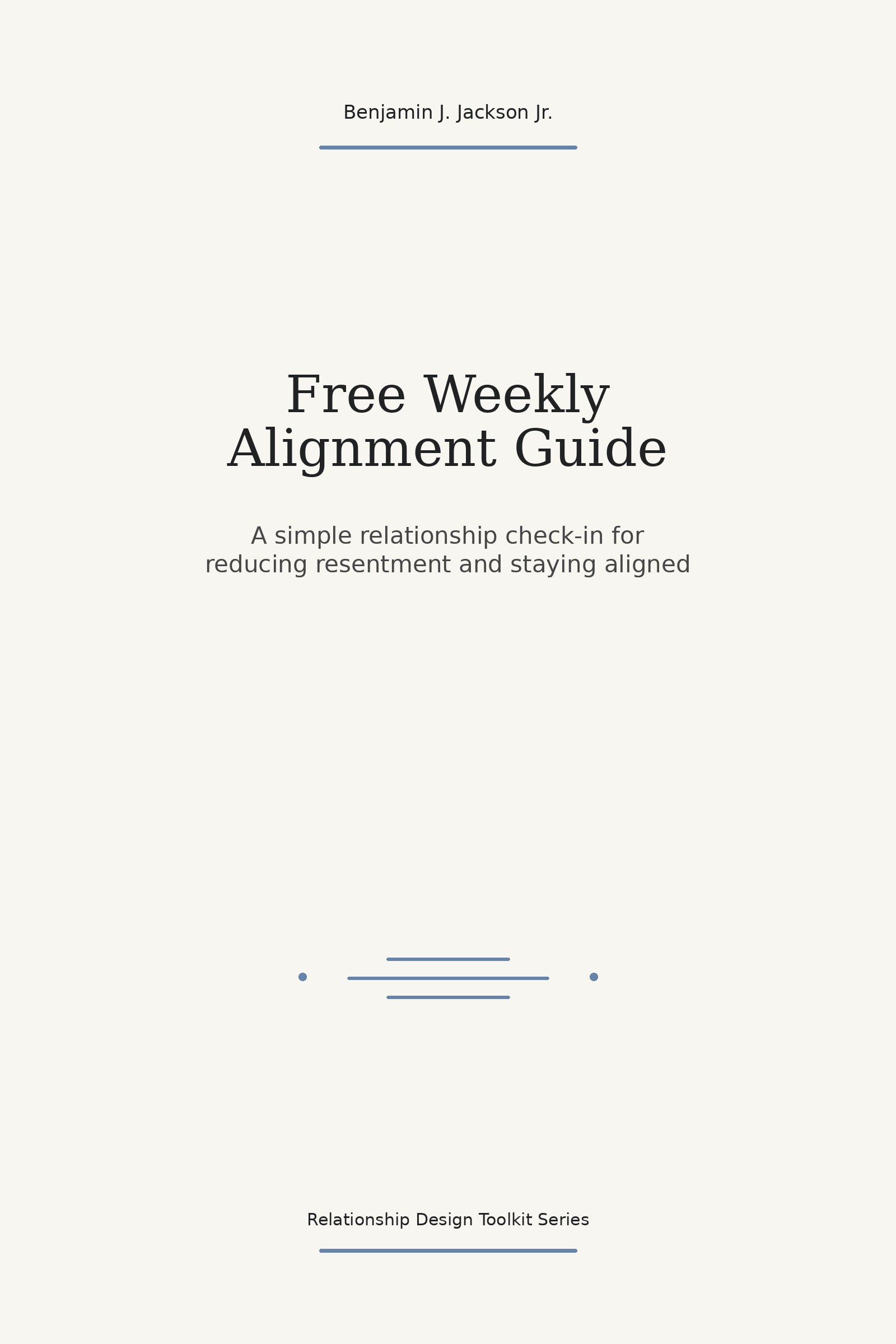 Free Weekly Alignment Guide