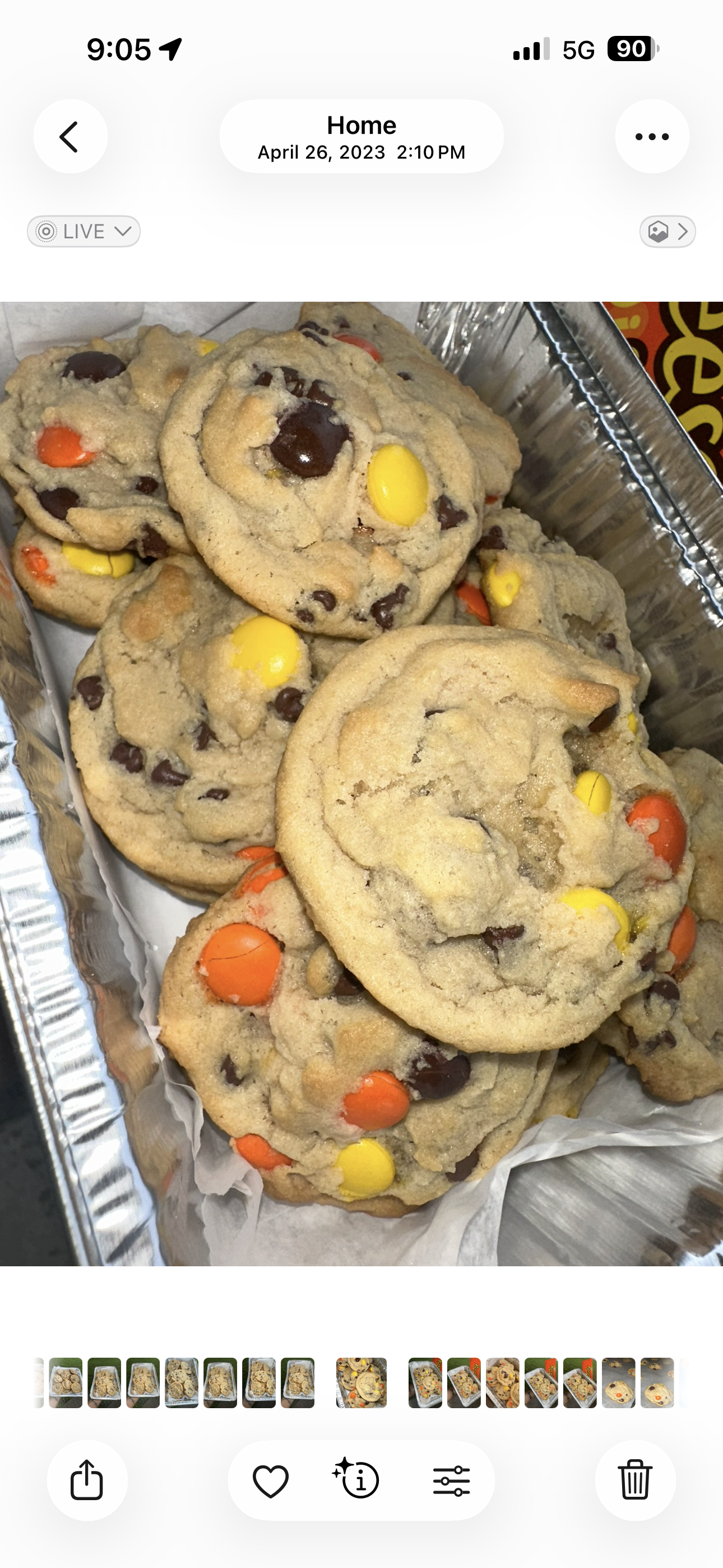 Reese's Pieces Chocolate Chip