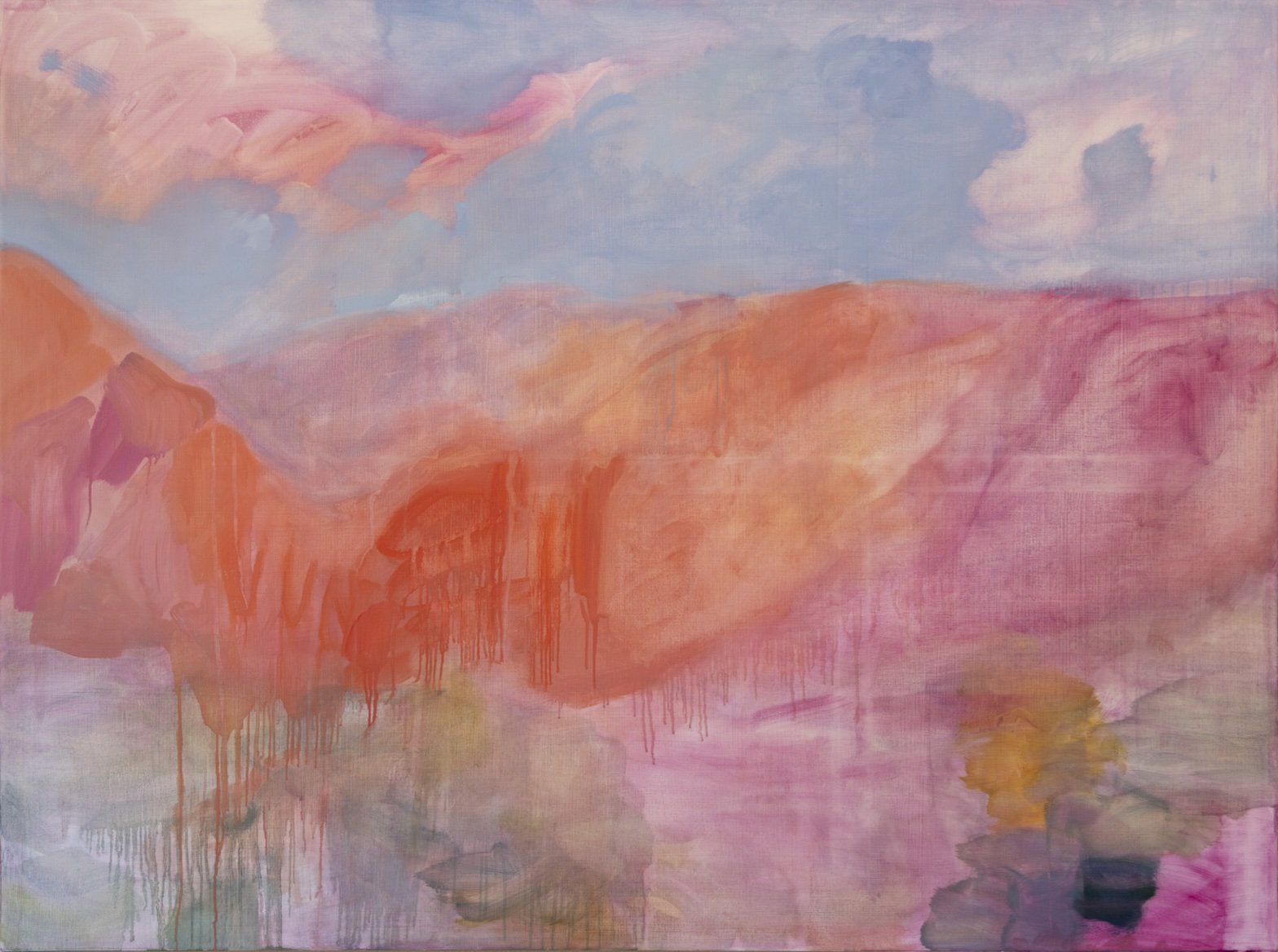 Divine Timing 2, 2023, oil on canvas, 45 x 60 inches 
