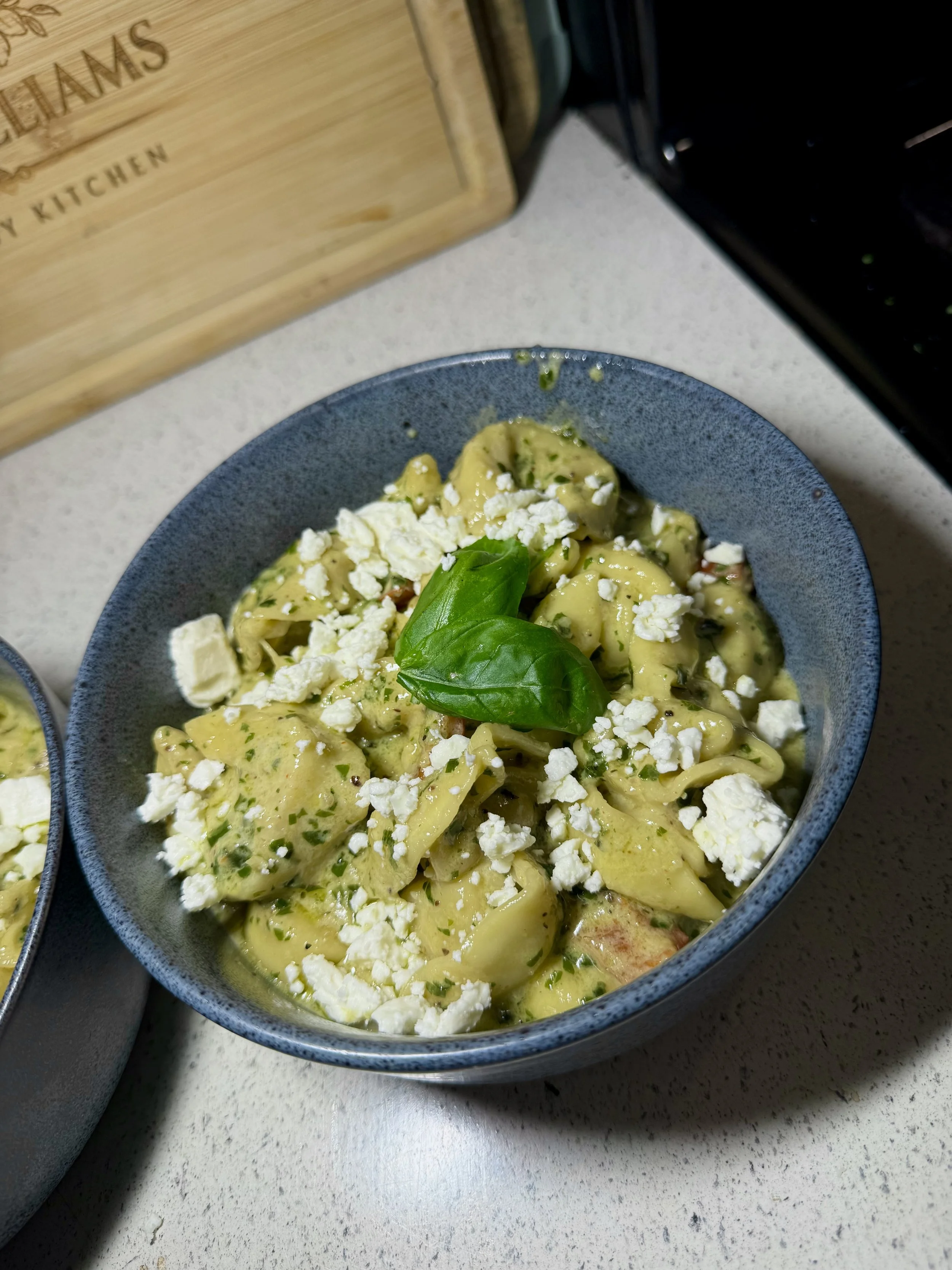 Friday Basil pesto pasta