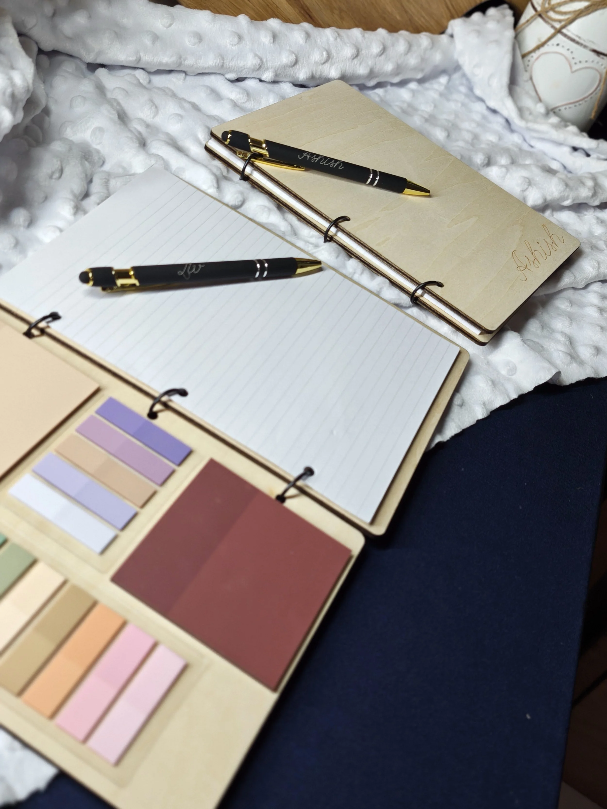 A5 Personalized Engraved Notebooks - Pack of 10