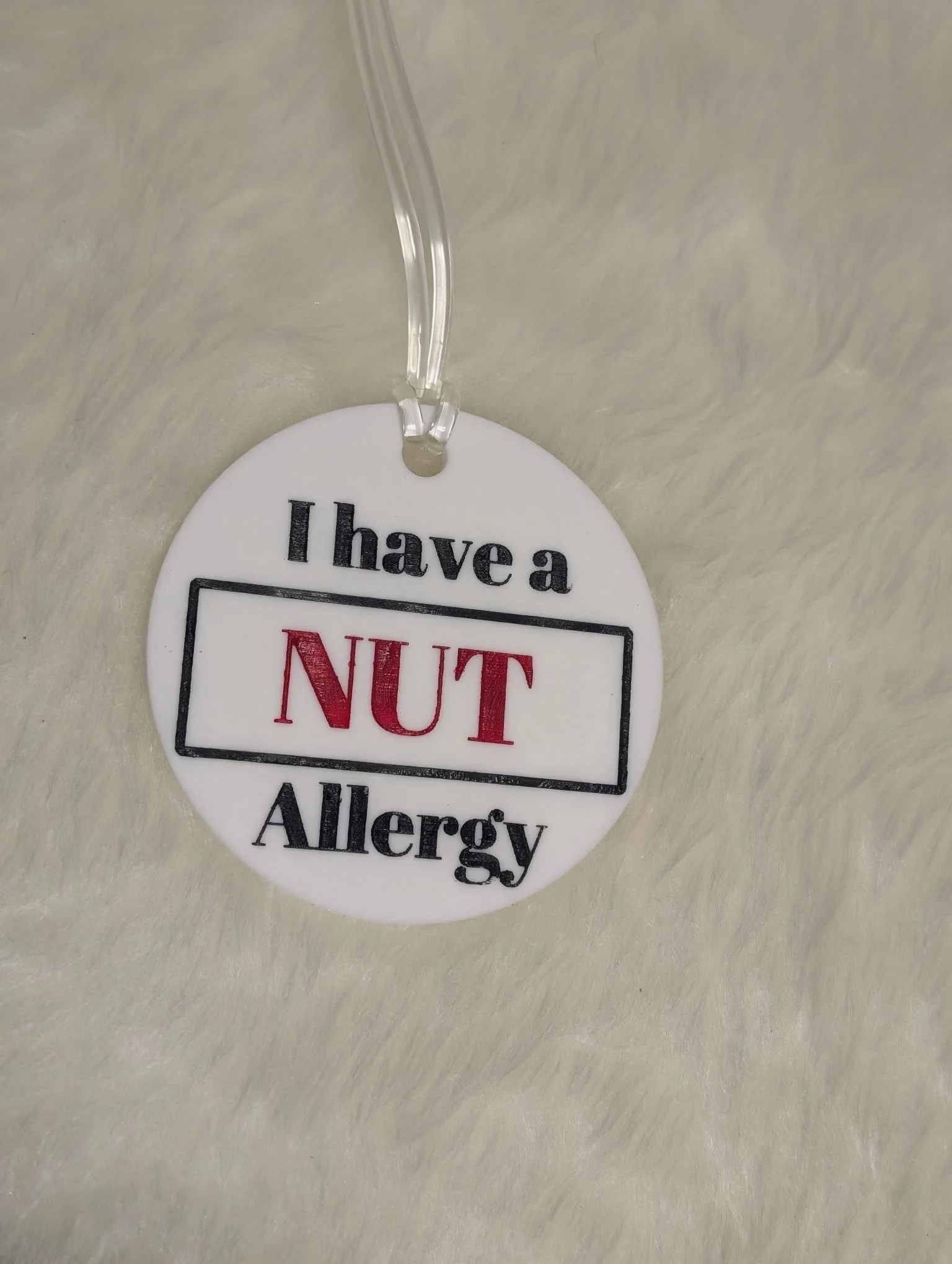 Allergy bag tags