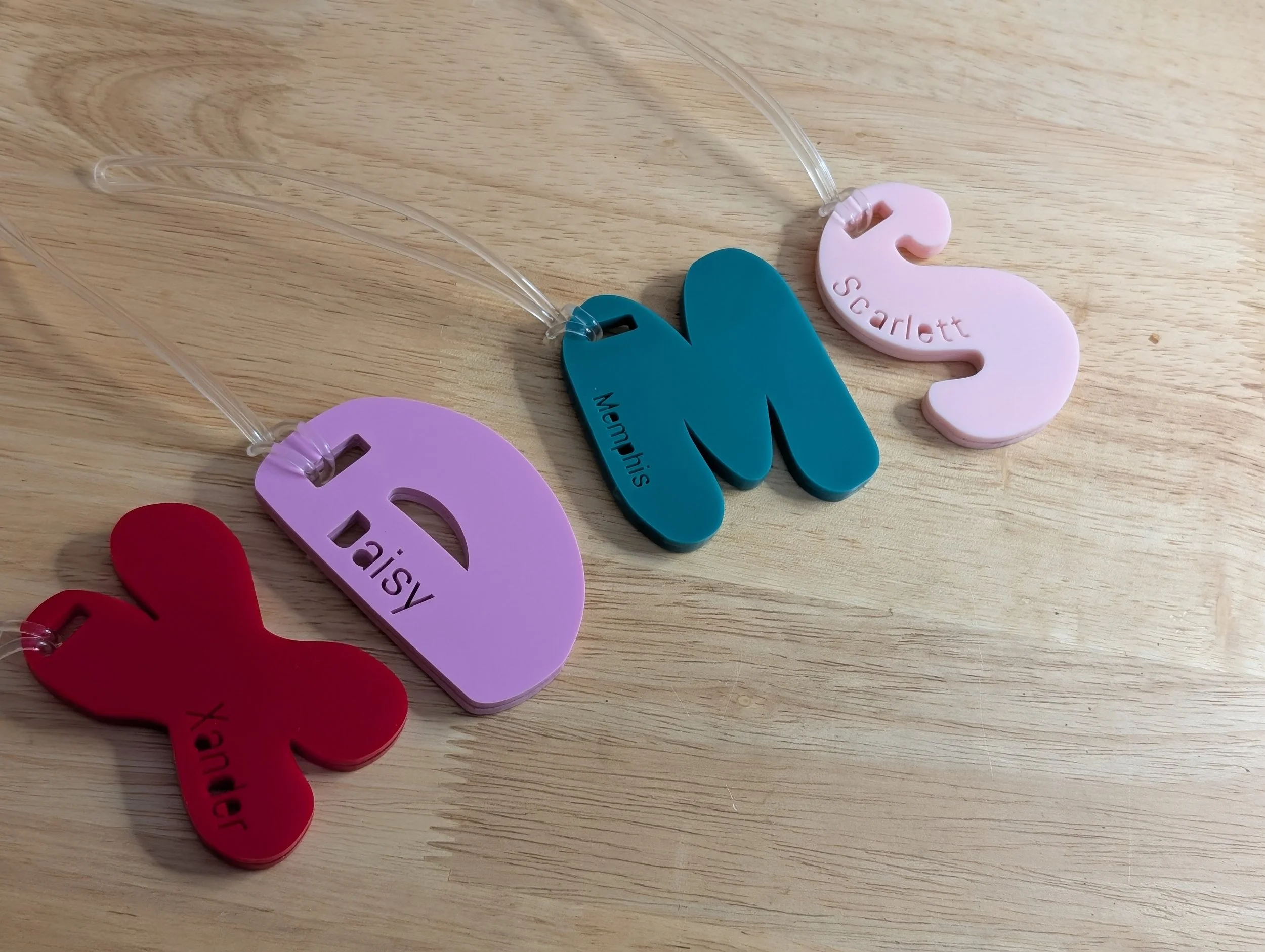 Double layered bag tag  NFC