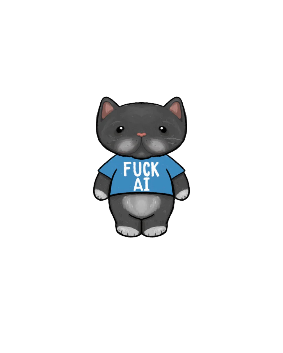 Fuck AI Sticker