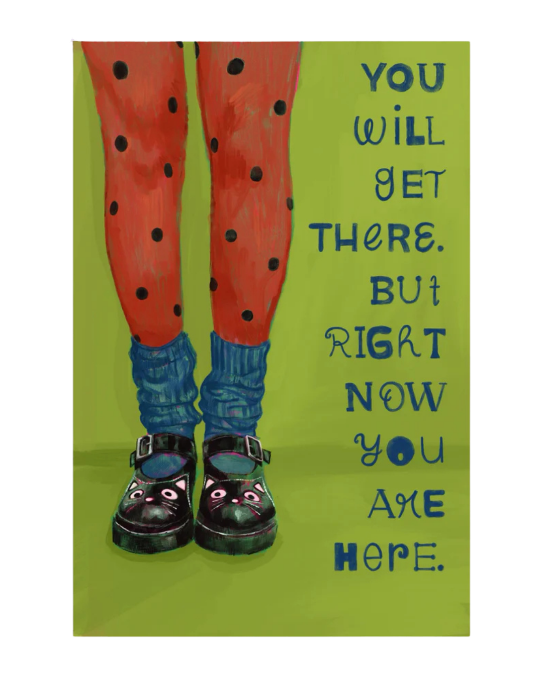 You Will Get There Postcard