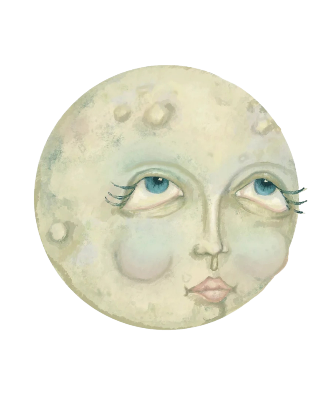Miss Moon Sticker