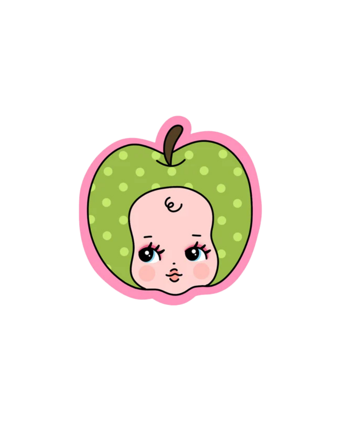 Green Lady Apple Sticker